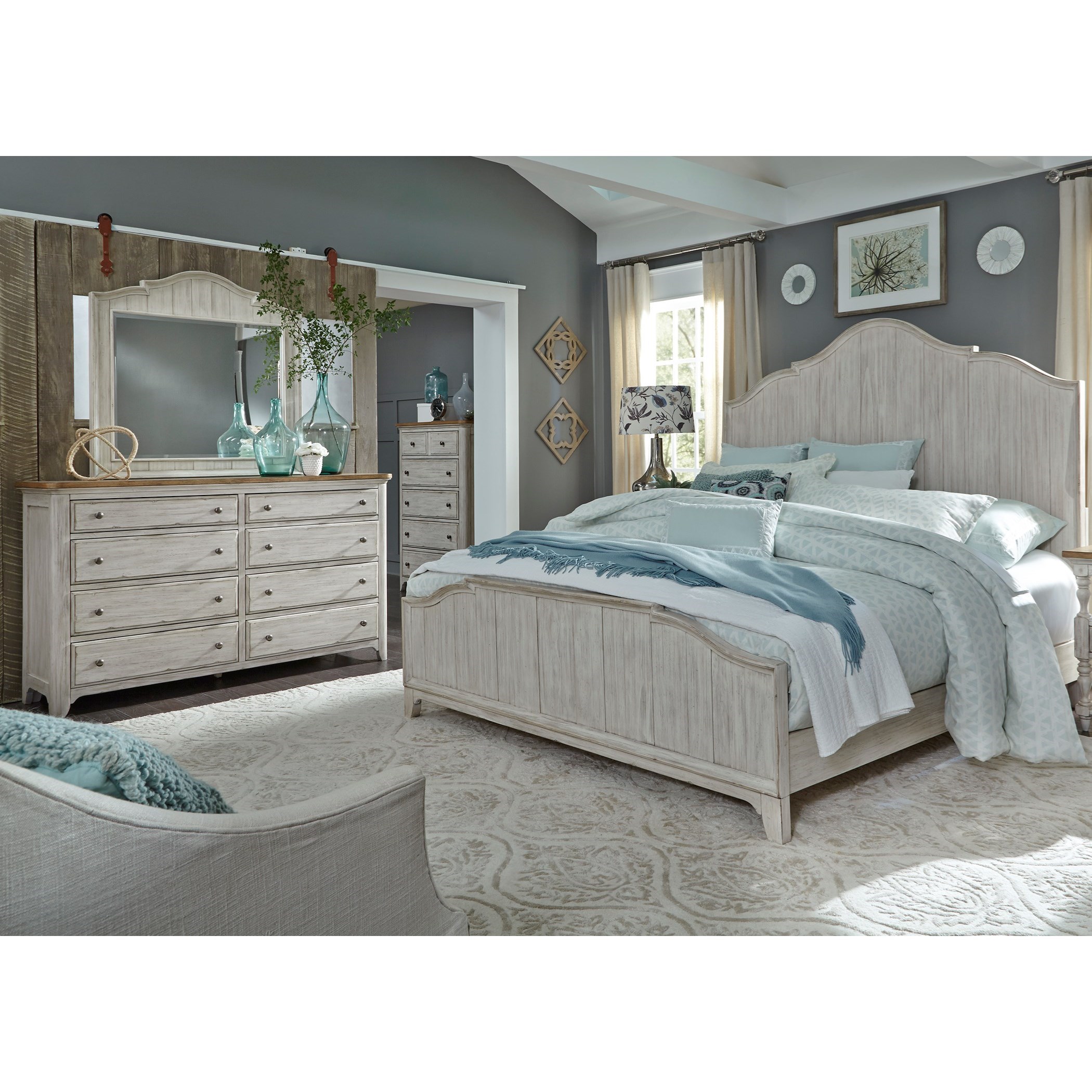 Farmhouse reimagined store bedroom set